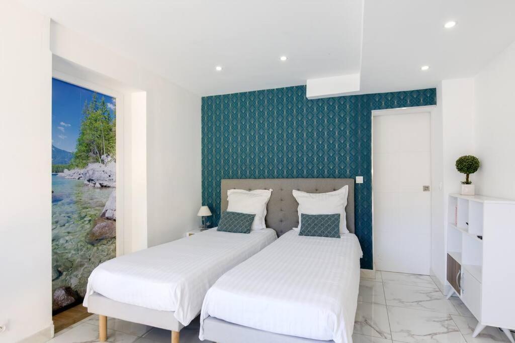Studio rénové avec parking et terrasse à Eze village Èze Exterior foto